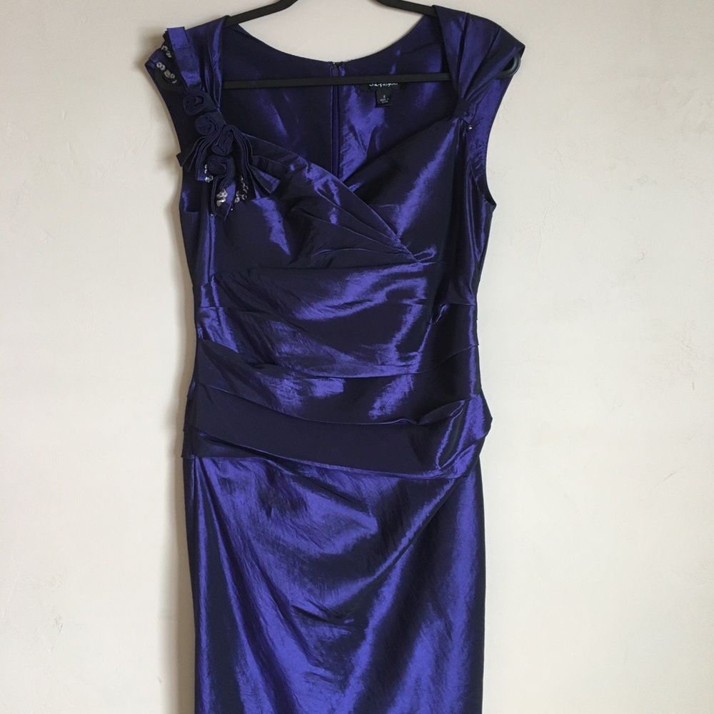 Purple Dress, SL Fashions, size 8.